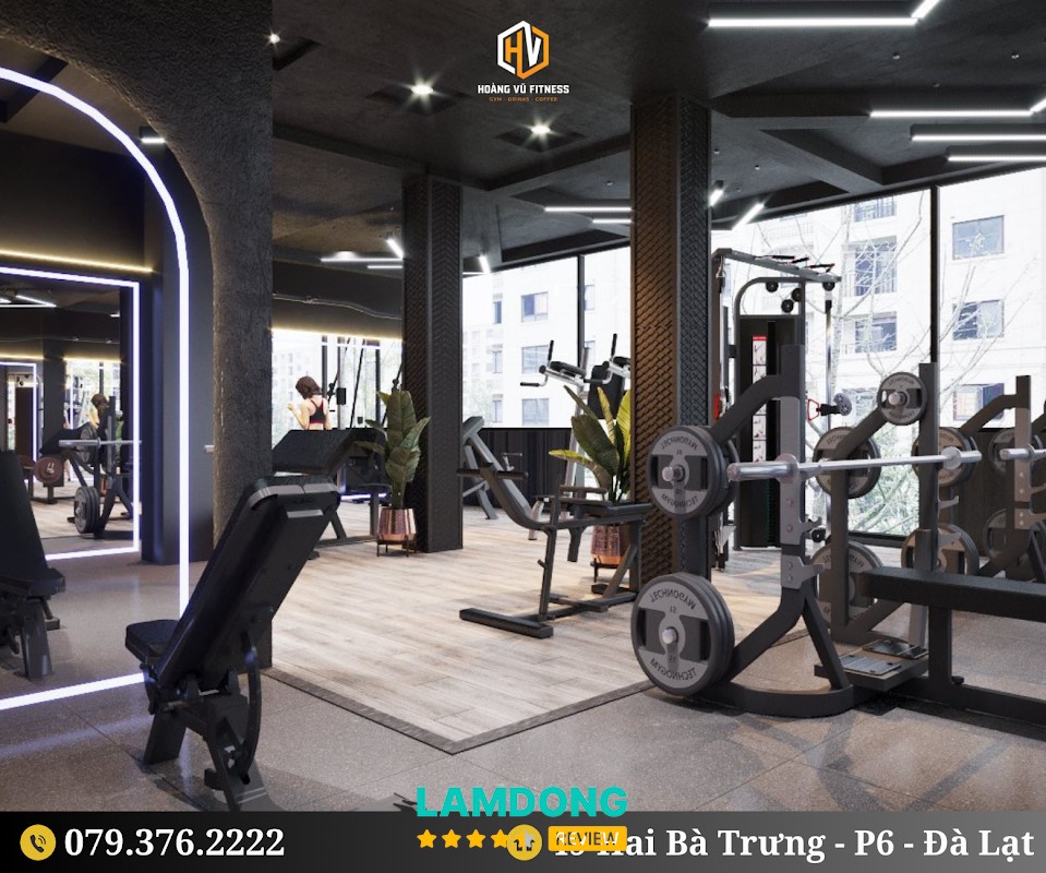 Hoàng Vũ Gym - Đà Lạt – không gian tập luyện