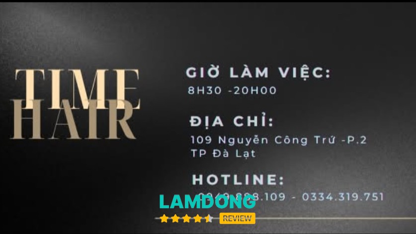 Time Hair Salon Đà Lạt – Nguyễn Công Trứ