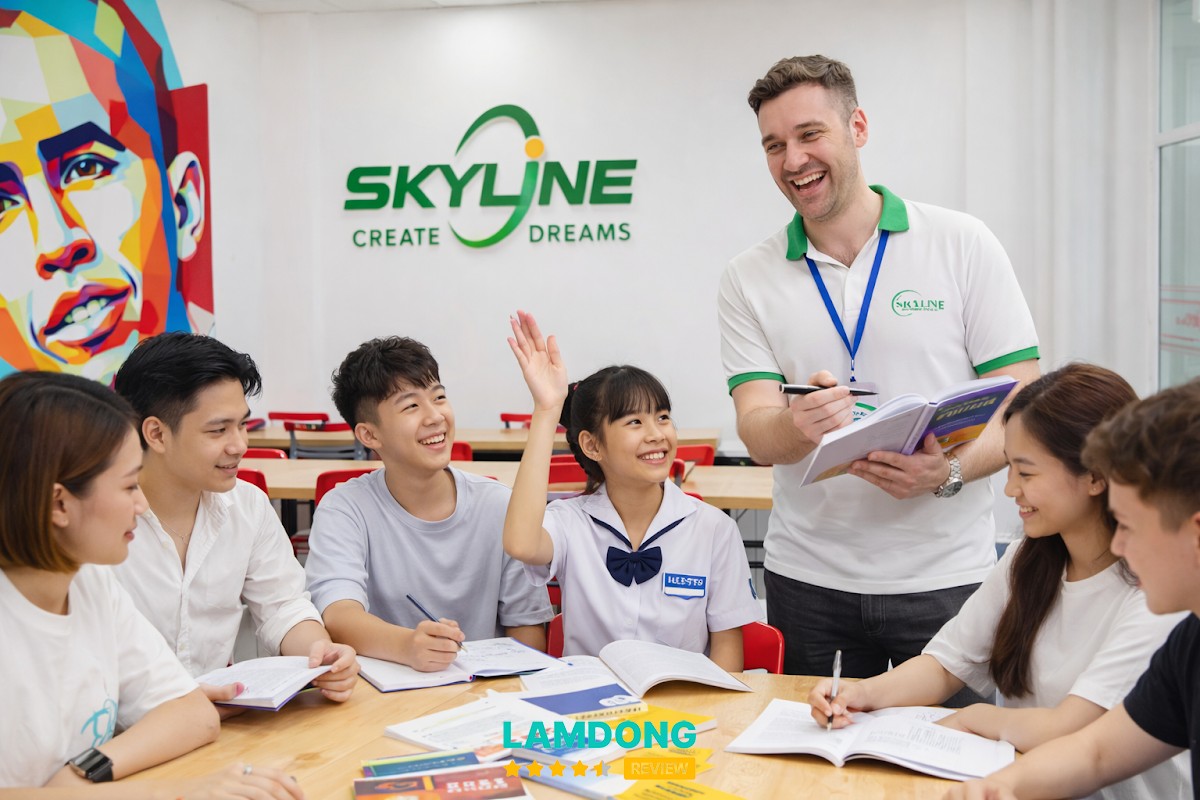 Trung tâm ngoại ngữ Skyline Đà Lạt – môi trường học