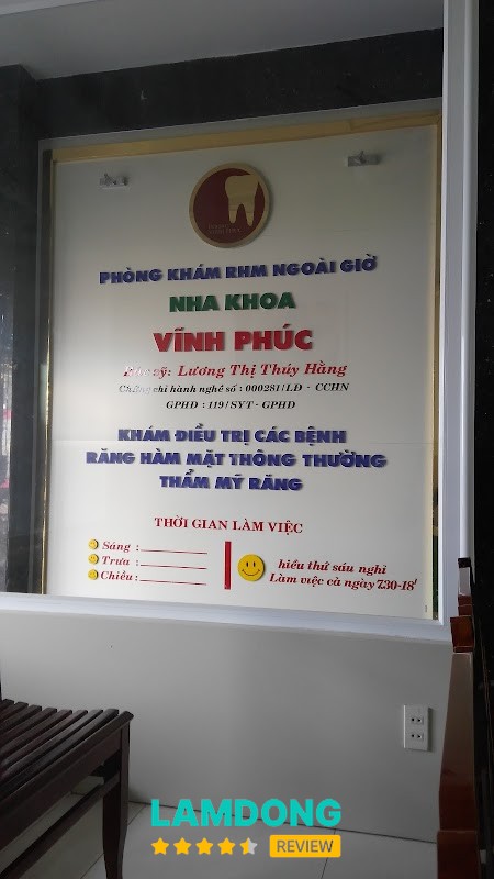 Nha Khoa Vĩnh Phúc – hình ảnh cơ sở