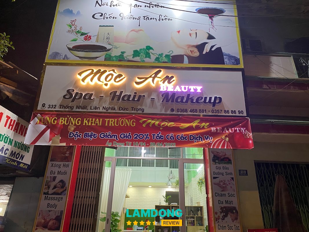 Mộc An Spa Beauty – không gian dịch vụ