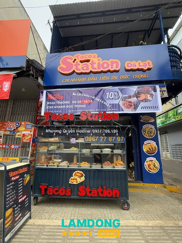Tacos Station Đức Trọng – không gian quán ăn vặt