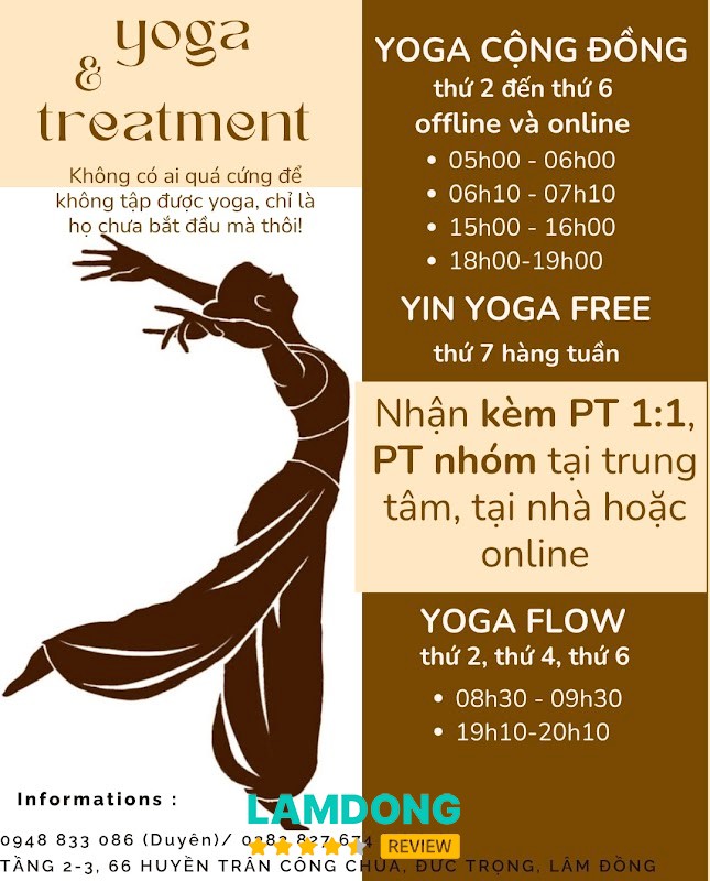 Phương Duyên Treatment Yoga – yoga trị liệu tại Đức Trọng