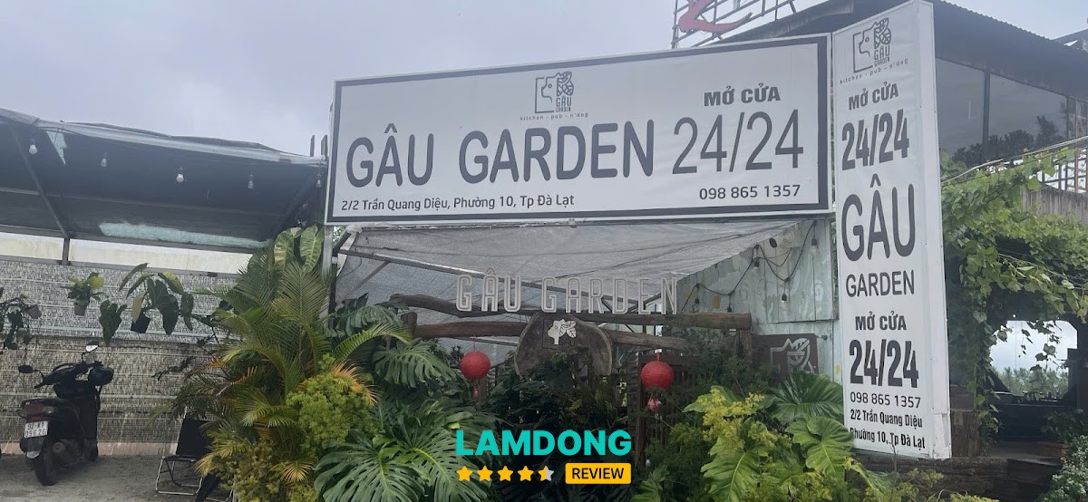 Cafe 24h GâuGarden – Trần Quang Diệu, Đà Lạt